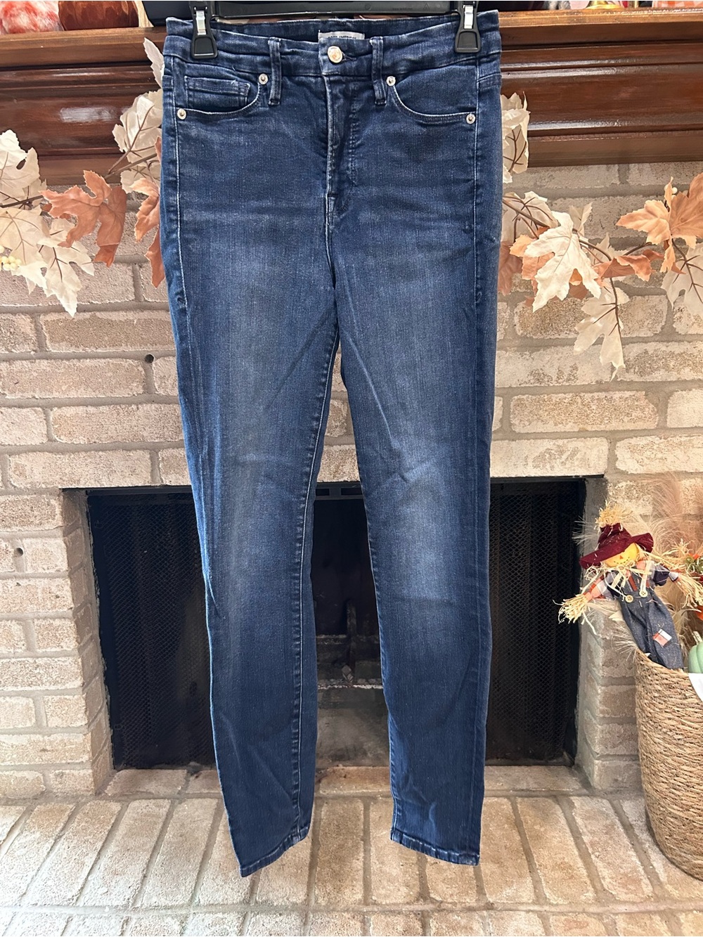 Good American Dark Blue Skinny Jeans EUC